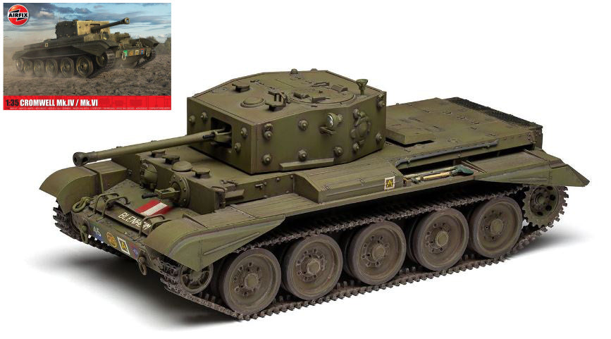 Airfix - CRUISER Mk VIII A27M CRONWELL Mk IV Mk VI KIT 1:35 - Cod. A1384
