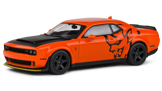 Solido - DODGE CHALLENGER SRT DEMON V8 6.2L COUPE 2018 ORANGE/BLACK 1:43 - Cod. SL4310306