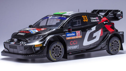 Ixo Model - TOYOTA YARIS WRC N.33 RALLY SWEDEN 2024 EVANS-MARTIN 1:18 - Cod. 18RMC200