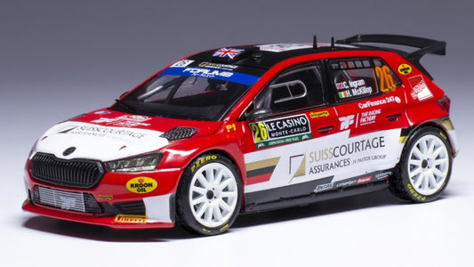Ixo Model - SKODA FABIA RALLY2 N.26 RALLY MONTE CARLO 2024 INGRAM-MCKILLOP 1:43 - Cod. RAM922