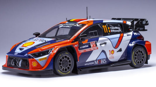 Ixo Model - HYUNDAI i20 N WRC N.11 RALLY SWEDEN 2024 NEUVILLE-WYDAEGHE 1:18 - Cod. 18RMC201