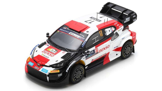 Spark Model - TOYOTA YARIS N.17 WINNER RALLY SAFARI 2023 S.OGIER-V.LANDAIS 1:43 - Cod. S6738