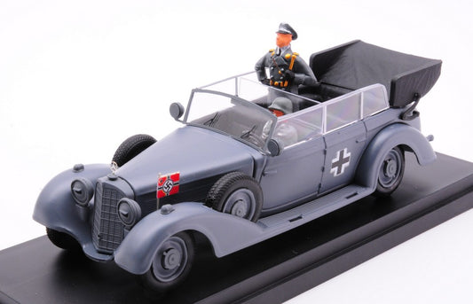 Rio - MERCEDES 770 K WERMACHT 1941 CON UFFICIALE E SOLDATO 1:43 - Cod. RI4735