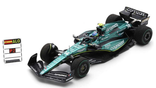 Spark Model - ASTON MARTIN N.14 2nd DUTCH GP 2023 FERNANDO ALONSO W/PIT BOARD 1:43 - Cod. S8924