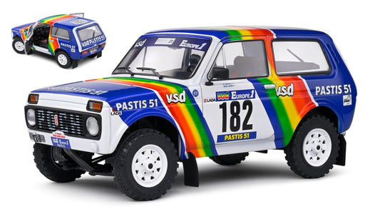 Solido - LADA NIVA N.182 RALLY PARIS-DAKAR 1984 J.P JABOUILLE-M.SARDOU 1:18 - Cod. SL1807305