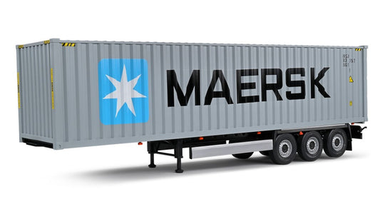 Solido - CONTAINER TRAILER TRUCK CMA CGM BLUE 1:24 - Cod. SL2400505