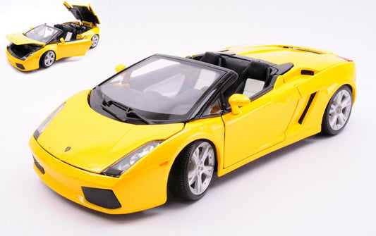 Burago - LAMBORGHINI GALLARDO SPYDER 2006 YELLOW 1:18 - Cod. BU12016Y