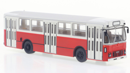 Brekina - FIAT 418 AL AUTOBUS 1972 BEIGE-RED 1:87 - Cod. BRE59952