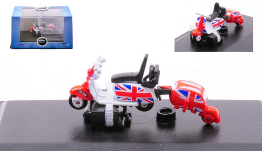 Oxford - SCOOTER & MOD POD UNION JACK 1:76 - Cod. OXF76SC002