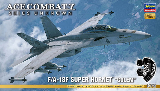 Hasegawa - ACE COMBAT 7 SKIES FA-18F SUPER HORNET GOLEM KIT 1:72 - Cod. HASSP596
