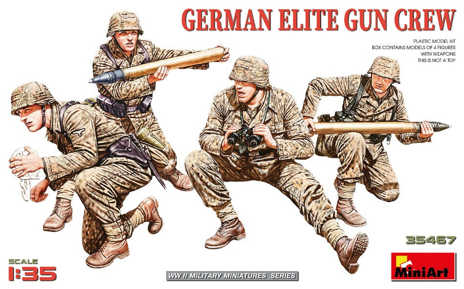 Miniart - GERMAN ELITE GUN CREW KIT 1:35 - Cod. MIN35467