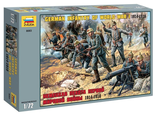 Zvezda - GERMAN INFANTRY WWI KIT 1:72 - Cod. Z8083