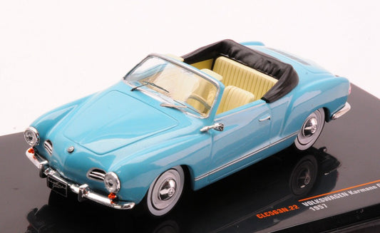 Ixo Model - VW KARMANN GHIA 1955 LIGHT BLUE 1:43 - Cod. CLC563