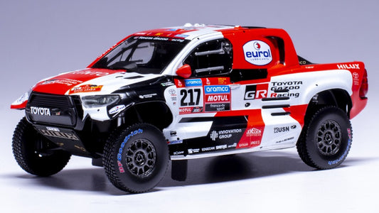 Ixo Model - TOYOTA GR DKR HILUX T N.217 RALLY DAKAR 2022 DE LATEGAN-CUMMINGS 1:43 - Cod. RAM928B