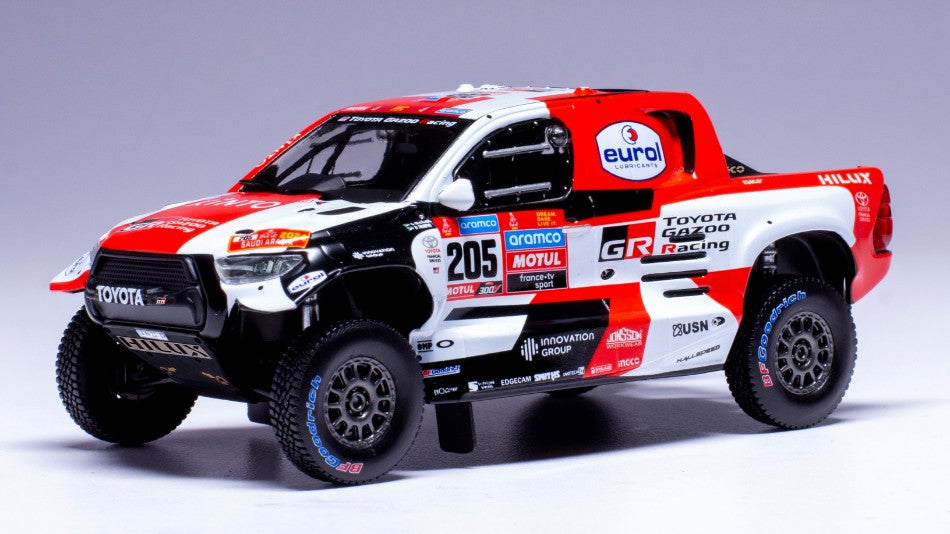 Ixo Model - TOYOTA GR DKR HILUX T N.205 RALLY DAKAR 2022 DE VILLIERS-MURPHY 1:43 - Cod. RAM928A