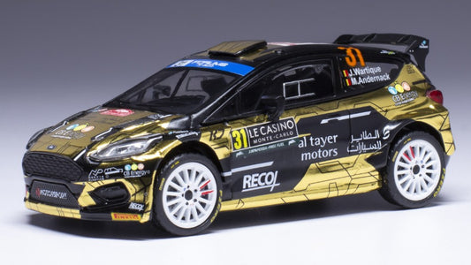 Ixo Model - FORD FIESTA RALLY2 N.31 RALLY MONTE CARLO 2024 WARTIQUE-ANDRNAK 1:43 - Cod. RAM924