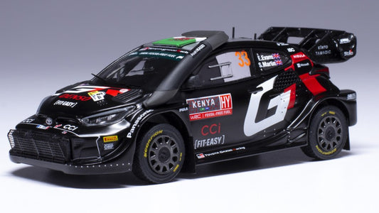 Ixo Model - TOYOTA YARIS WRC N.33 SAFARI RALLY KENIA 2024 EVANS-MARTIN 1:43 - Cod. RAM937C