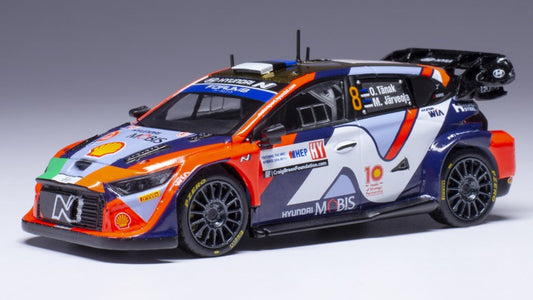 Ixo Model - HYUNDAI i20 N WRC N.8 RALLY CROATIA 2024 TANAK-JARVEOJA 1:43 - Cod. RAM933B