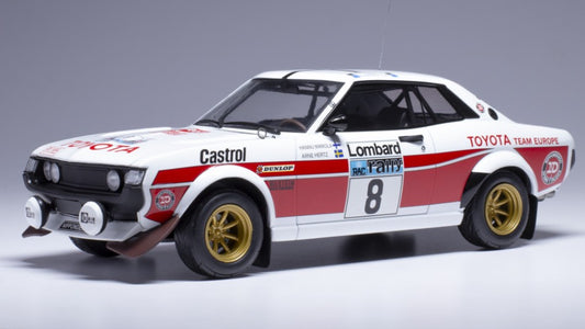 Ixo Model - TOYOTA CELICA 2000 GT N.8 RAC RALLY 1977 MIKKOLA-HERTZ 1:18 - Cod. 18RMC189A
