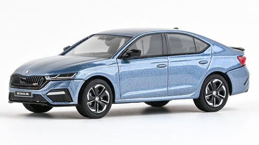 Abrex - SKODA OCTAVIA IV RS 2020 METALLIC LIGHT BLUE 1:43 - Cod. AB037CE