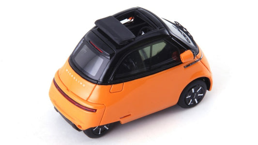 Avenue43 - MICROLINO "URBAN" (OPEN ROOF) 2024 ORANGE/BLACK 1:43 - Cod. AVN60120