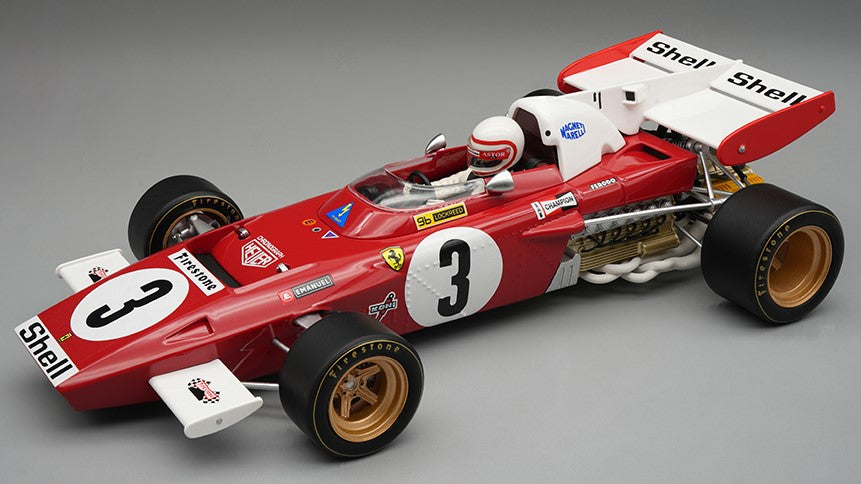 Tecnomodel - FERRARI 312 B2 N.3 ZANDVOORT GP 1971 C.REGAZZONI C/VETRINA - Cod. TMD18315D