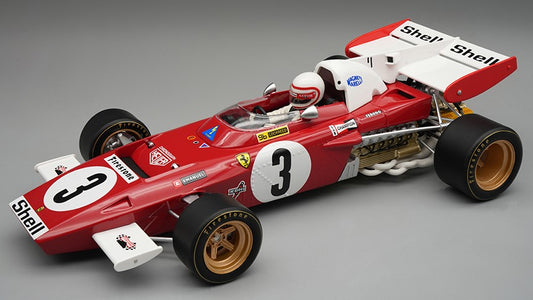 Tecnomodel - FERRARI 312 B2 N.3 ZANDVOORT GP 1971 C.REGAZZONI C/VETRINA - Cod. TMD18315D