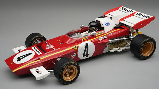 Tecnomodel - FERRARI 312 B2 N.4 MONACO GP 1971 J.ICKX C/VETRINA - Cod. TMD18315B