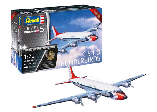 Revell - C-54D BLUE ANGELS THUNDERBIRDS PLATINUM EDITION KIT 1:72 - Cod. RV03920