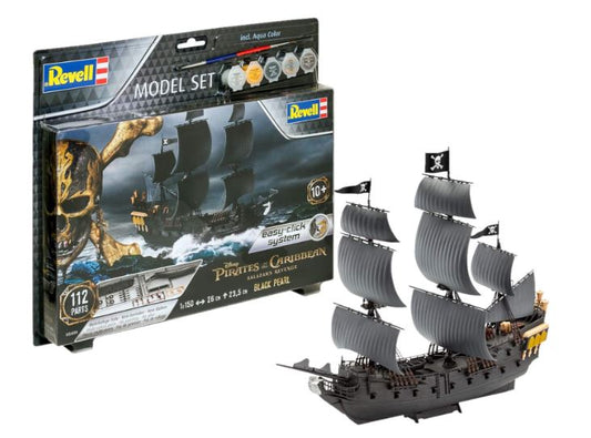 Revell - BLACK PEARL PIRATI DEI CARAIBI (DISNEY) MODEL SET KIT 1:150 - Cod. RV65499