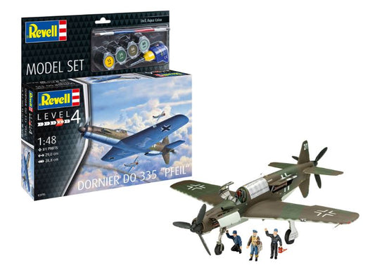 Revell - MODEL SET DORNIER DO335 "PFEIL" KIT 1:48 - Cod. RV63795