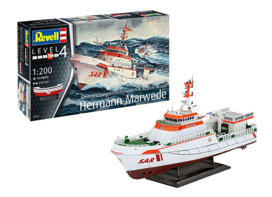 Revell - SEARCH & RESCUE VESSEL HERMANN MARWEDE 1:200 - Cod. RV05812