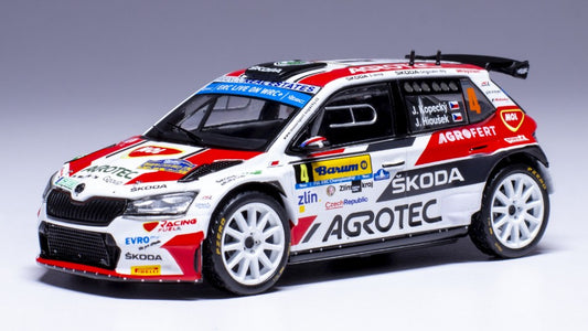 Ixo Model - SKODA FABIA RALLY2 E N.4 BARUM RALLY 2022 KOPECKY-HLOUSEK 1:43 - Cod. RAM936