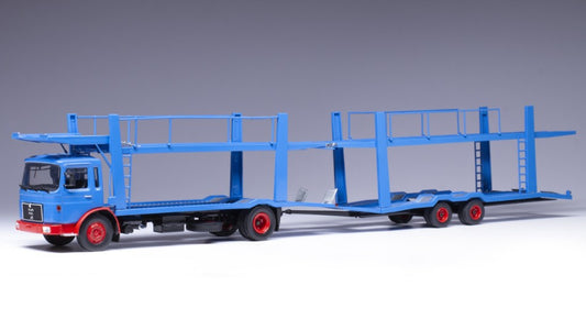 Ixo Model - MAN AUTOTRANSPORTER 1970 BLUE 1:43 - Cod. TTRX034