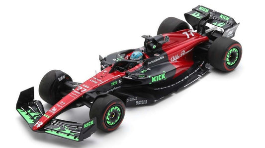 Spark Model - ALFA ROMEO F1 N.77 BELGIAN GP 2023 VALTTERI BOTTAS 1:18 - Cod. 18S962
