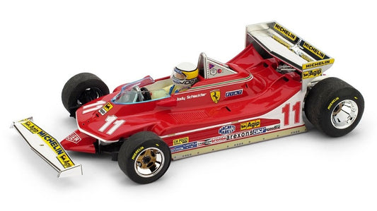 Brumm - FERRARI 312 T4 J.SCHECKTER 1979 N.11 WINNER MONACO GP + PILOTA 1:43 - Cod. BM0513CH