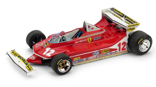 Brumm - FERRARI 312 T4 GILLES VILLENEUVE 1979 N.12 MONACO GP 1:43 - Cod. BM0514
