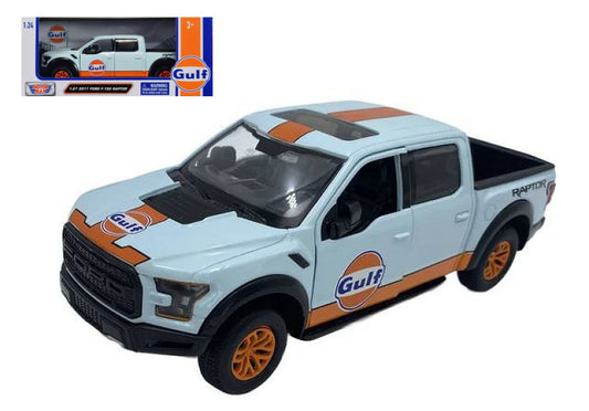 Motormax - FORD F-150 RAPTOR 2017 "GULF" LIVERY 1:24 - Cod. MTM79665