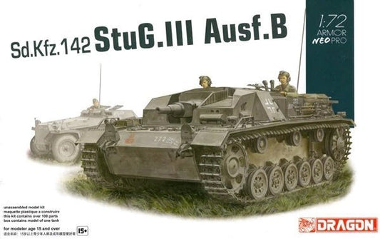 Dragon - STUG.III Ausf.B W/NEO TRACK KIT 1:72 - Cod. D7636