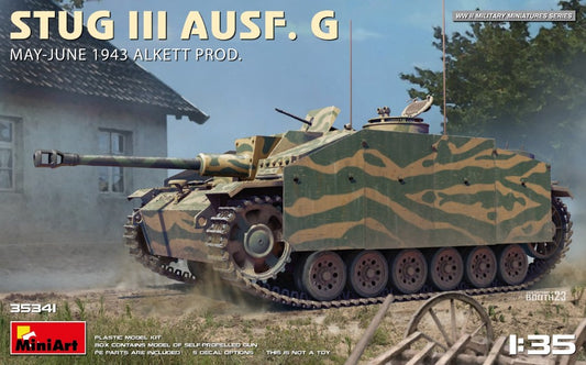 Miniart - STUG III AUSF.G MAY-JUNE 1943 ALKETT PROD.KIT 1:35 - Cod. MIN35341