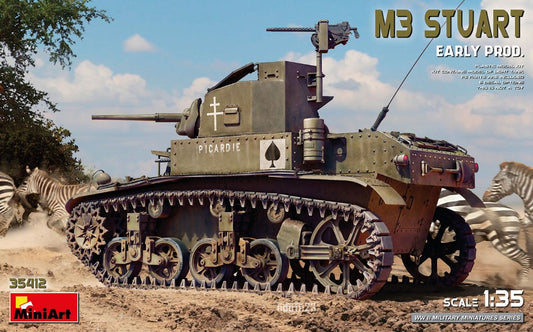 Miniart - M3 STUART EARLY PROD.KIT 1:35 - Cod. MIN35412