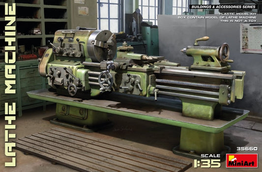 Miniart - TORNIO LATHE MACHINE KIT 1:35 - Cod. MIN35660