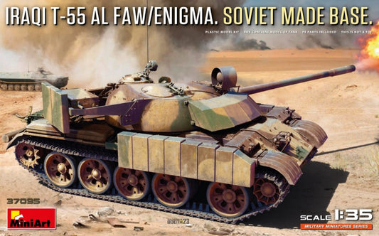 Miniart - IRAQI T-55 AL FAW/ENIGMA SOVIET MADE BASE KIT 1:35 - Cod. MIN37095