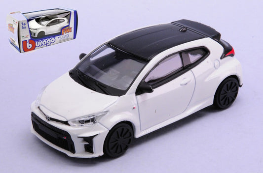 Burago - TOYOTA GR YARIS WHITE 1:43 - Cod. BU30470W