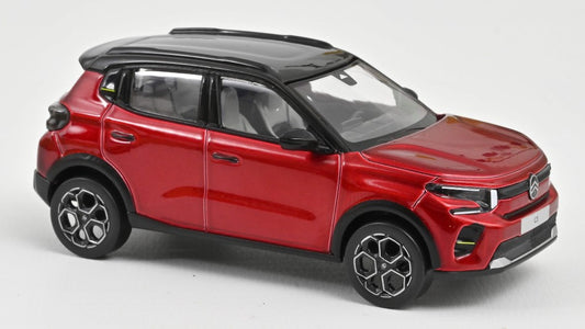 Norev - CITROEN C3 2024 ELIXIR RED/BLACK ROOF 1:43 - Cod. NV155310