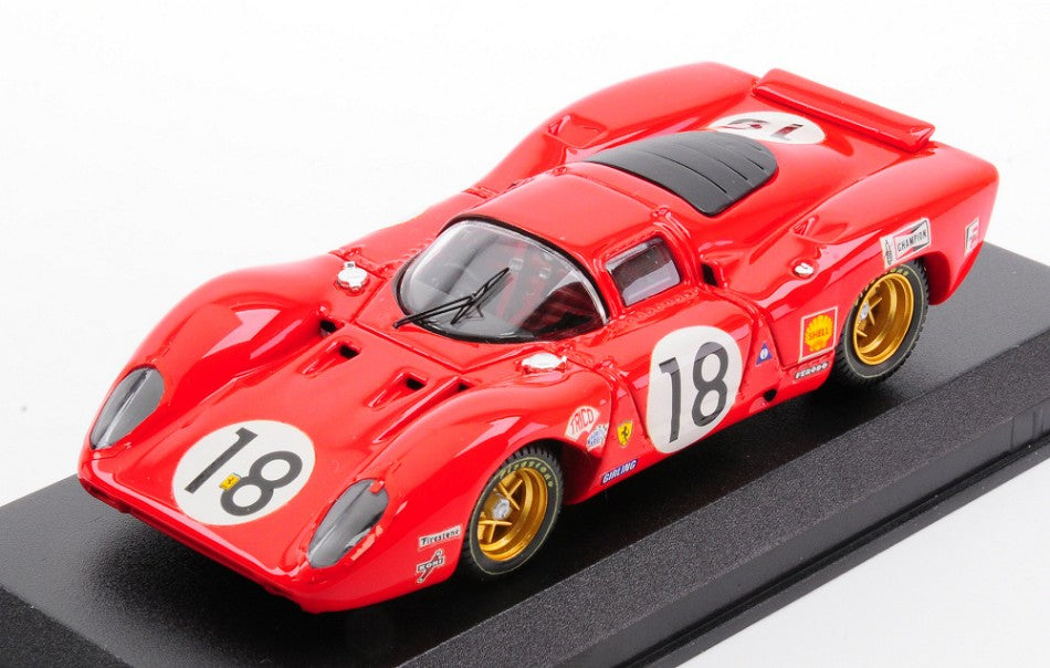 Best Model - FERRARI 312 P COUPE' N.18 24 H LE MANS 1969 P.RODRIGUEZ-D.PIPER 1:43 - Cod. BT9143-2
