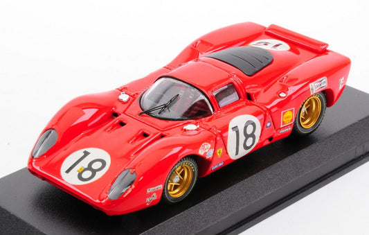 Best Model - FERRARI 312 P COUPE' N.18 24 H LE MANS 1969 P.RODRIGUEZ-D.PIPER 1:43 - Cod. BT9143-2