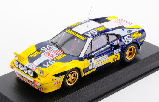 Best Model - FERRARI 308 GTB GR.4 N.4 2nd RALLY MONZA 1980 "NICO"-BARBAN 1:43 - Cod. BT9863