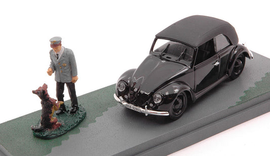 Rio - VW MAGGIOLINO CABRIO 1938 NIDO DELL'AQUILA W/HITLER & BLONDIE 1:43 - Cod. RI4248-2P