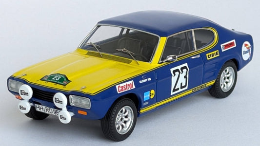 Trofeu - FORD CAPRI 2600 BAVARIA RALLY 1971 ROHRL/MARECEK 1:43 - Cod. TFDSN241